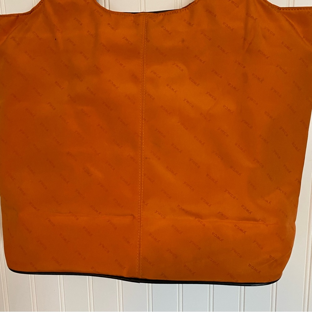 YWCA orange tote bag, eliminating racism, empowering women - Picture 5 of 10
